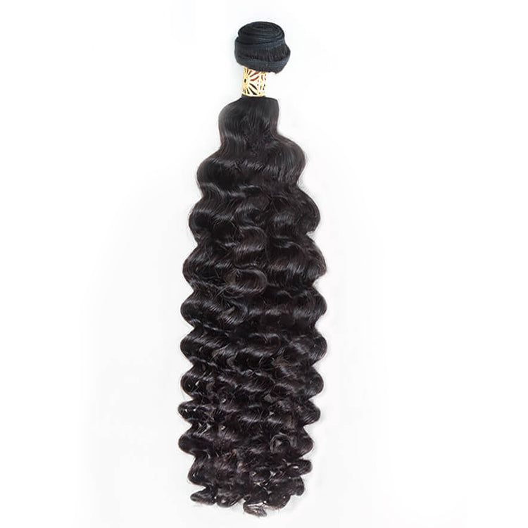 1 PCS Deep Wave 12A Raw Hair Bundles Top Quality