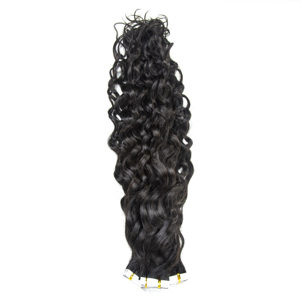 Top Premium Water Wave PU Tape In Hair Extensions