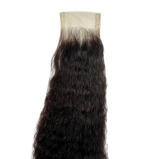 Kinky Straight 2x6 HD Lace 100% Human Hair Closure