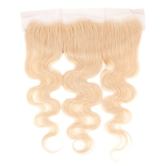 Blonde Body Wave 13x4 Transparent Lace Human Hair Frontal