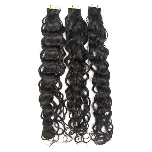 Top Premium Water Wave PU Tape In Hair Extensions