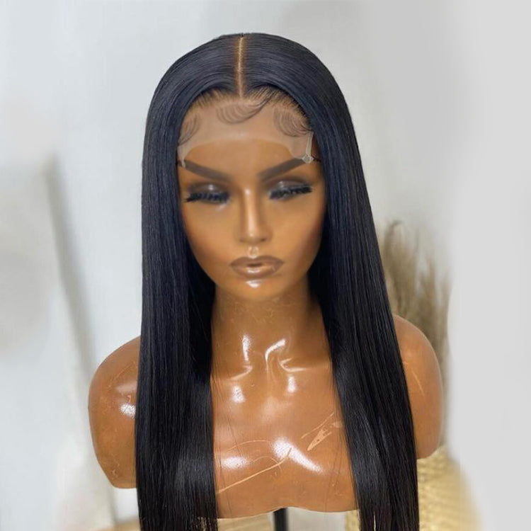 *Straight* 5x5 Lace Closure Unit Wig 180% Density Hair Wig