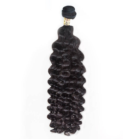 1 PCS Deep Wave 12A Raw Hair Bundles Top Quality